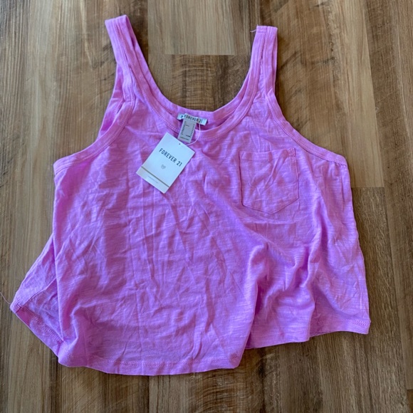 Forever 21 Tops - Purple crop tank